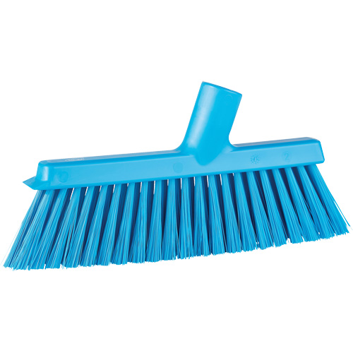 Balai biseaut&eacute; avec pas de vis inclin&eacute;, Crins Moyen, 10", Polyester, Bleu Nuna Depot Inc.
