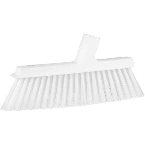 Balai biseaut&eacute; avec pas de vis inclin&eacute;, Crins Moyen, 10", Polyester, Blanc Nuna Depot Inc.