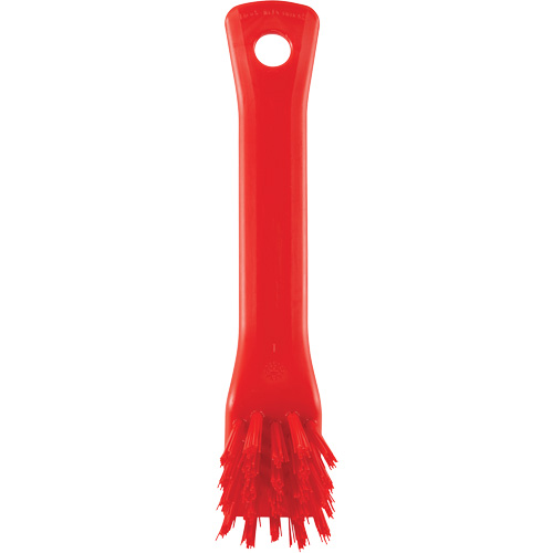 Brosse avec rebord grattoir, Soies Ferme, Longueur de 6", Rouge Nuna Depot Inc.