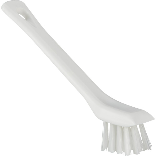 Brush with Scraping Edge, Stiff Bristles, 6" Long, White Nuna Depot Inc.