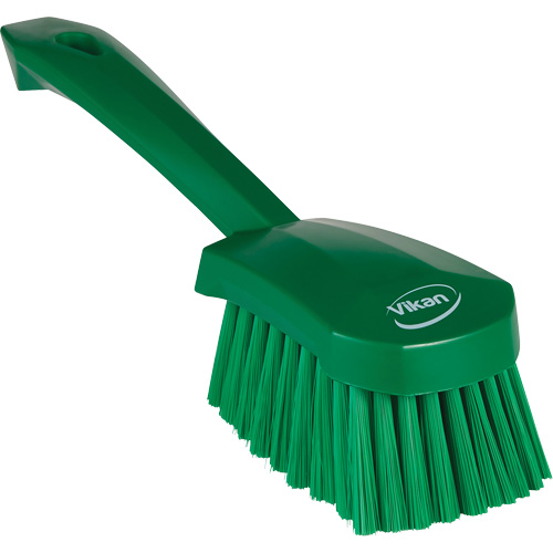Short-Handled Washing Brush, Soft Bristles, 10-1/2" Long, Green Nuna Depot Inc.