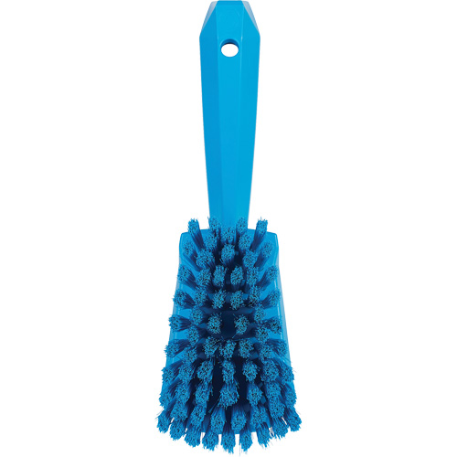 Short-Handled Washing Brush, Soft Bristles, 10-1/2" Long, Blue Nuna Depot Inc.