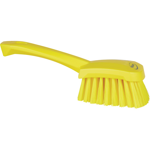 Short-Handled Washing Brush, Soft Bristles, 10-1/2" Long, Yellow Nuna Depot Inc.
