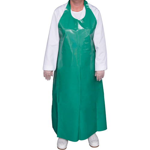Top Dog 8 Mil. Apron, Polyurethane, 50" L x Green Nuna Depot Inc.