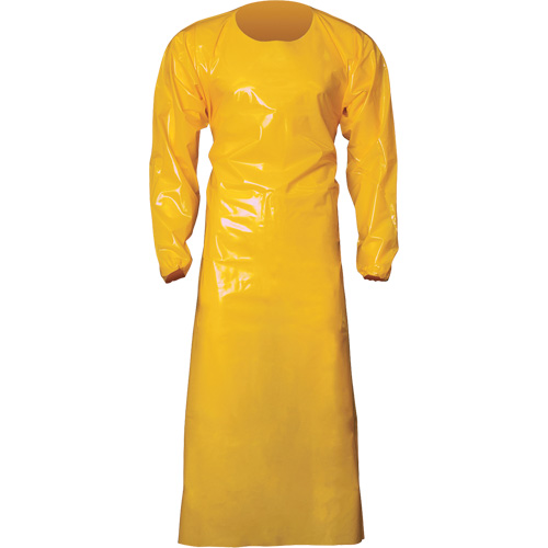 Top Dog 6 Mil. Gown, X-Large, Yellow, Polyurethane Nuna Depot Inc.