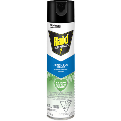 Insecticide pour insectes volants Essentials Raid, 350 g, Canette a&eacute;rosol Nuna Depot Inc.