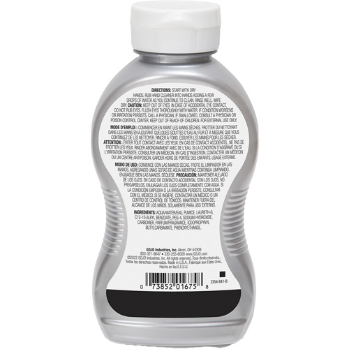 Nettoyant &agrave; mains, Gel/Pierre ponce, 295,74 ml, Bouteille, Cerise Nuna Depot Inc.