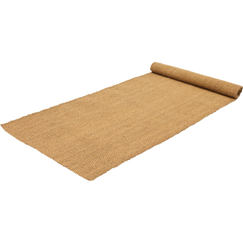 Tapis de coco int&eacute;rieur/ext&eacute;rieur, Fibre naturelle, Essuie-pieds/grattoir Type, Motif Tiss&eacute;, 3-3/4' x 150', Naturel Nuna Depot Inc.