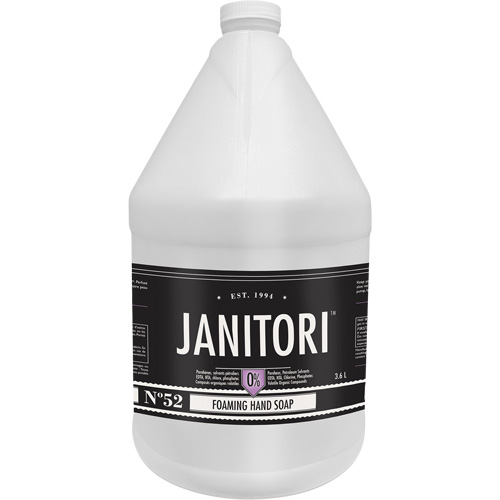 Savon &agrave; main Janitori 52, Mousse, 4 L, Parfum&eacute; Nuna Depot Inc.