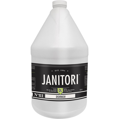 Janitori 81 Dishwash Cleaner, Liquid, 4 L Nuna Depot Inc.