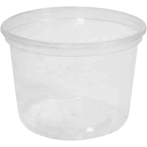 Contenant &agrave; charcuterie transparent sans couvercle MicroGourmet 16 oz, Plastique, Ronde Nuna Depot Inc.