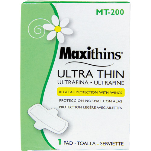 Maxithins&reg; Maxi Pad Ultra Thin with Wings Nuna Depot Inc.