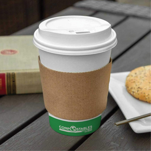 Kraft Coffee Cup Sleeves, Paper, 12 oz. - 20 oz., Brown Nuna Depot Inc.