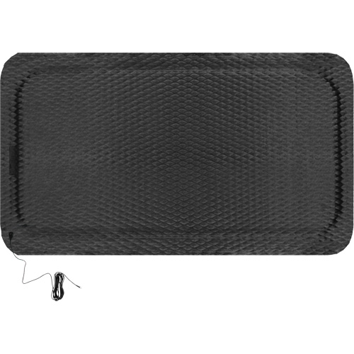 Tapis conductible Hog Heaven, 3' la x 5' lo, 5/8" &eacute;paisseur, Noir, Nitrile Nuna Depot Inc.