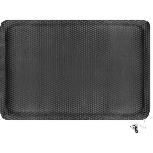Tapis conductible Hog Heaven, 4' la x 6' lo, 5/8" &eacute;paisseur, Noir, Nitrile Nuna Depot Inc.