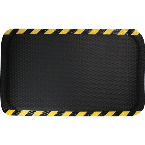 Tapis Hog Heaven, Losange, 3' x 5' x 5/8", Noir/Jaune, Nitrile Nuna Depot Inc.
