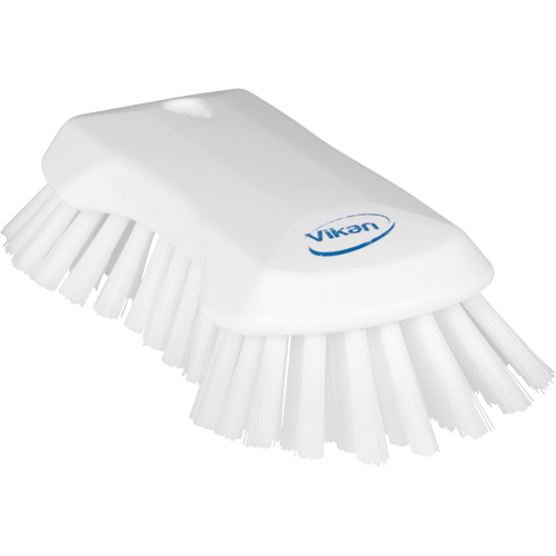 Brosse &agrave; main, Soies Tr&egrave;s ferme, Longueur de 9-1/10", Blanc Nuna Depot Inc.