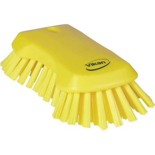 Hand Brush, Extra Stiff Bristles, 9-1/10" Long, Yellow Nuna Depot Inc.