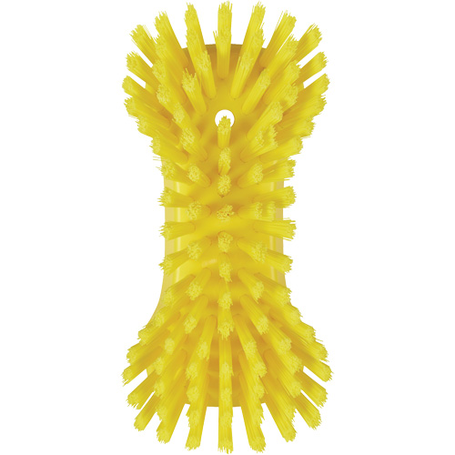 Hand Brush, Extra Stiff Bristles, 9-1/10" Long, Yellow Nuna Depot Inc.