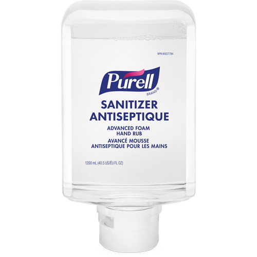 Mousse d&eacute;sinfectante avanc&eacute;e pour les mains ES10, 1200 ml, Cartouche de recharge, 70 % alcool Nuna Depot Inc.