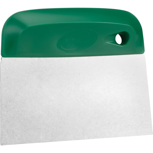 Flexible Stainless Steel Dough Cutter/Scraper, Green, 4-1/2" W x 5-3/4" L Nuna Depot Inc.