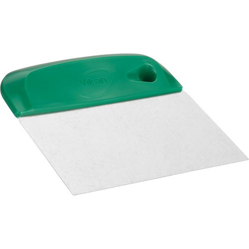 Flexible Stainless Steel Dough Cutter/Scraper, Green, 4-1/2" W x 5-3/4" L Nuna Depot Inc.
