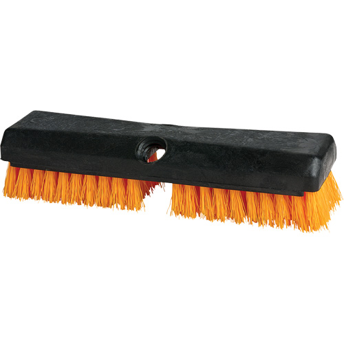 Cleaning Brush, 10" L, Polypropylene Bristles, Black/Red Nuna Depot Inc.