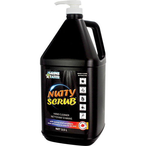 Nutty Scrub Hand Cleaner with Walnut Shell Scrubbers, Pumice, 3.5 L, Bottle, Unscented Nuna Depot Inc.