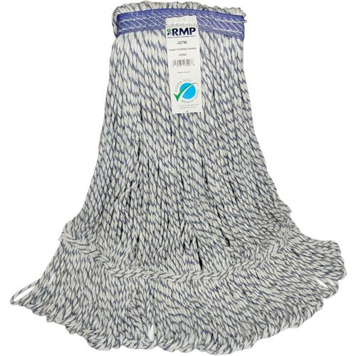Candy-Striped Mop Head, Floor Finishing, Synthetic, 24 oz., Loop Style Nuna Depot Inc.