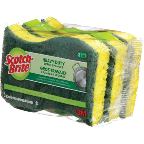 Scotch-Brite&reg; Heavy Duty Scrub Sponge, Scrubbing, 2-3/5" W x 4-2/5" L Nuna Depot Inc.