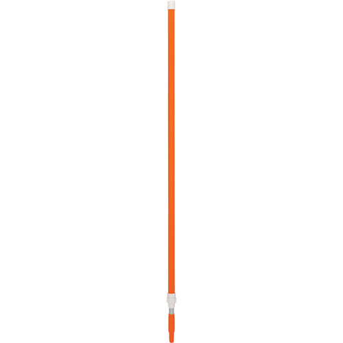 Handle, Broom/Brush/Dust Mop/Pad Holder/Scraper/Squeegee/Wet Mop, Orange, Telescopic, 62" - 109-2/5" L Nuna Depot Inc.