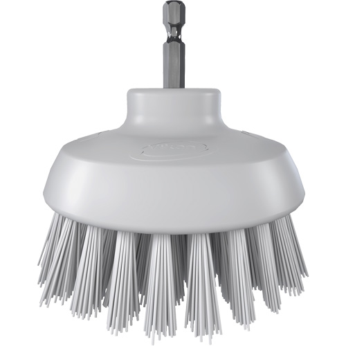 Brosse ronde HyDrive pour perceuse, Soies Tr&egrave;s ferme, Longueur de 3-1/10", Blanc Nuna Depot Inc.