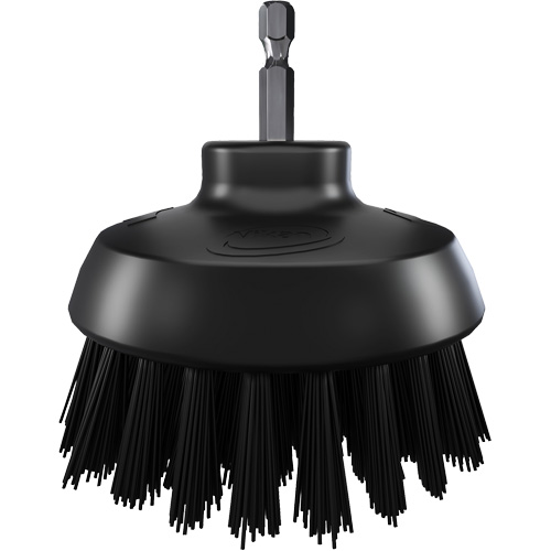HyDrive Round Drill Brush, Extra Stiff Bristles, 3-1/10" Long, Black Nuna Depot Inc.