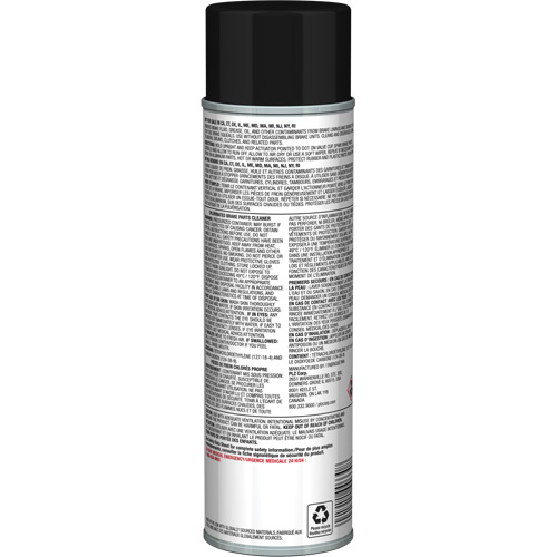 Nettoyant pour pi&egrave;ces de freins Pro Line avec tr&egrave;s faible teneur en COV, Canette a&eacute;rosol Nuna Depot Inc.
