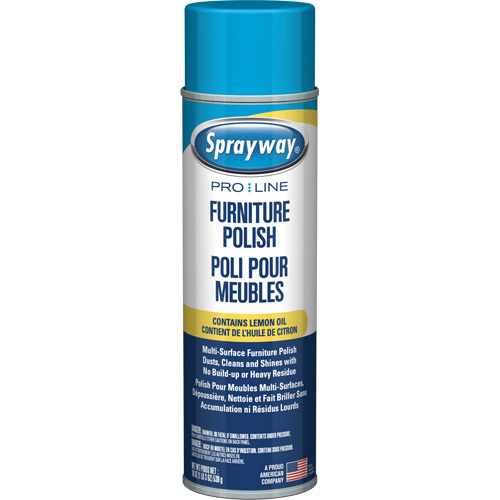 Polissage pour mobilier Pro Line avec huile de citron, 19 oz., Canette a&eacute;rosol Nuna Depot Inc.