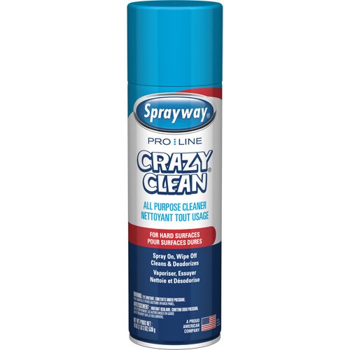 Nettoyant tout usage Pro Line Crazy Clean, 19 oz., Canette a&eacute;rosol Nuna Depot Inc.