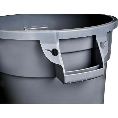 Grey Titan Garbage Container, Plastic, 32 US gal. Nuna Depot Inc.