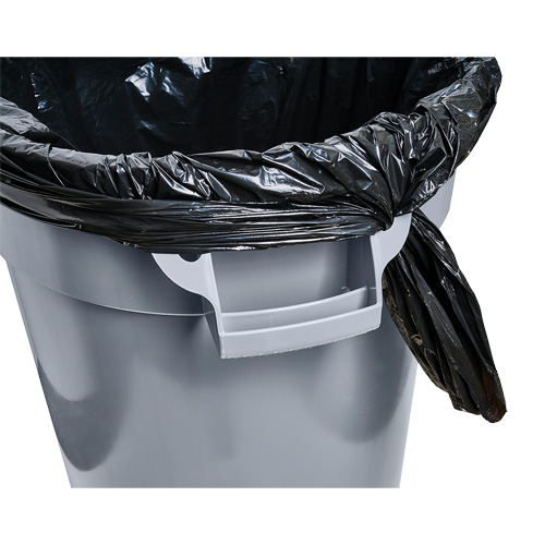 Grey Titan Garbage Container, Plastic, 32 US gal. Nuna Depot Inc.