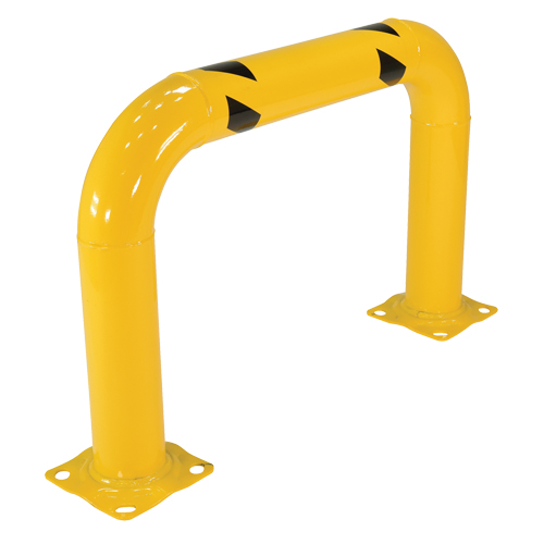 Garde-corps &agrave; profil &eacute;lev&eacute; pour machines, 3' la x 2' h, Jaune Nuna Depot Inc.