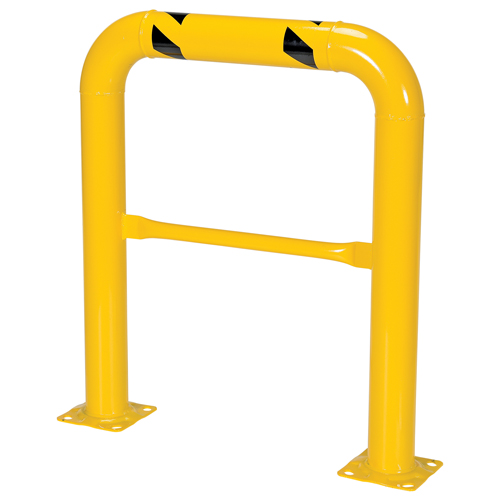 Garde-corps &agrave; profil &eacute;lev&eacute; pour machines, 3' la x 3,5' h, Jaune Nuna Depot Inc.