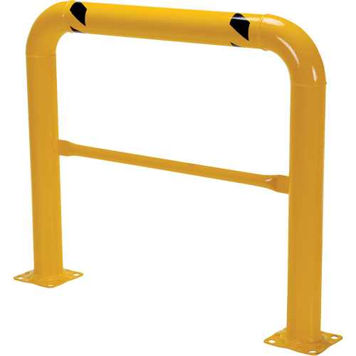 Garde-corps &agrave; profil &eacute;lev&eacute; pour machines, 4' la x 3,5' h, Jaune Nuna Depot Inc.