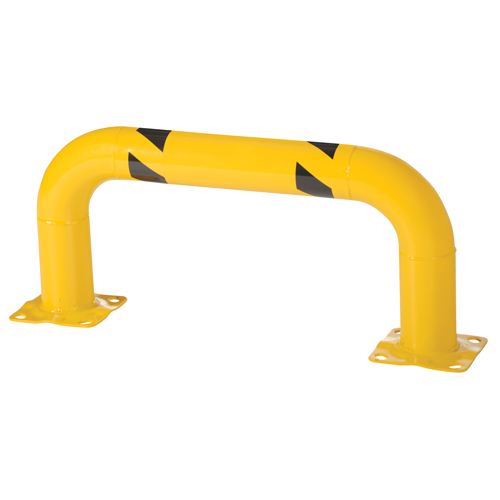 Garde-corps &agrave; profil bas pour rayonnages, 3' la x 1,4' h, Jaune Nuna Depot Inc.