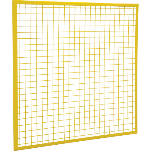 Composantes pour partitions & cloisons grillag&eacute;es - Panneaux, 4' h x 4' la, Jaune Nuna Depot Inc.