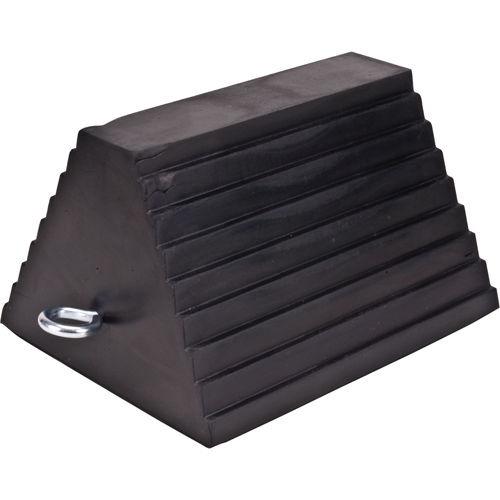 Wheel Chock, 9" x 8" x 6", Black Nuna Depot Inc.