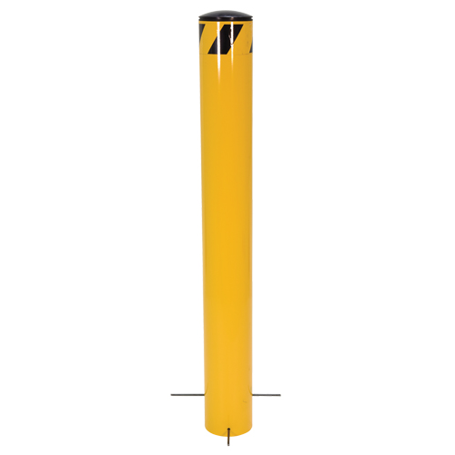 Pour-In-Place Bollards, Steel, 36-1/2" H x 5-9/16" W, Yellow Nuna Depot Inc.