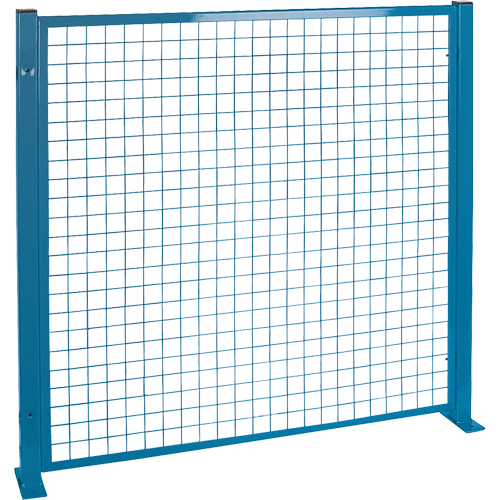 Perimeter Guards - Mesh Style, 4' H x 4' W, Blue Nuna Depot Inc.