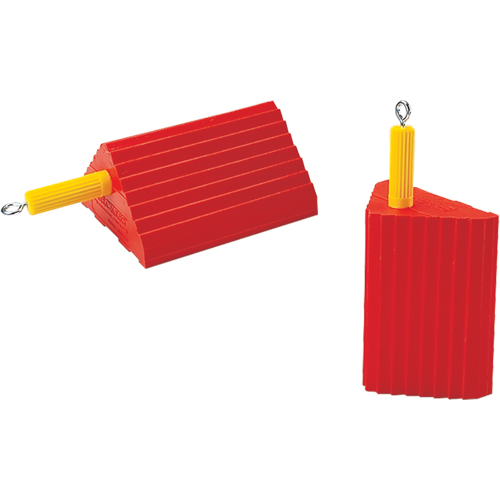Cales-roue pour usage g&eacute;n&eacute;ral, Polyur&eacute;thane, Orange, 10" la x 8-1/2" p x 5" h Nuna Depot Inc.