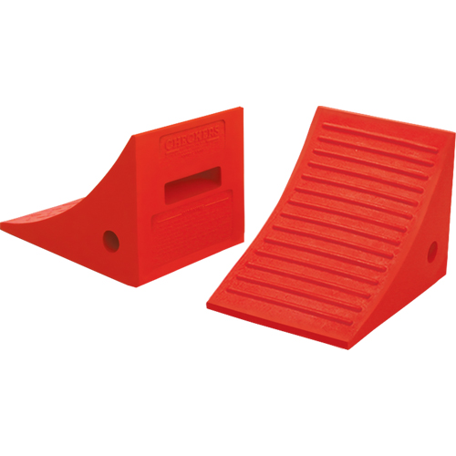 Cales-roue pour usage g&eacute;n&eacute;ral, Polyur&eacute;thane, Orange, 8" la x 11-1/4" p x 8-1/4" h Nuna Depot Inc.