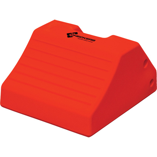 Heavy-Duty Wheel Chocks, Polyurethane, Safety Yellow, 15-1/2" W x 17-7/10" D x 10" H Nuna Depot Inc.