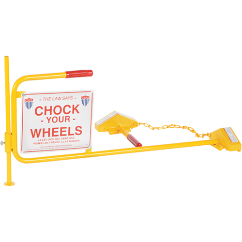 Single Rail Chock With Flag Rail Combo Nuna Depot Inc.